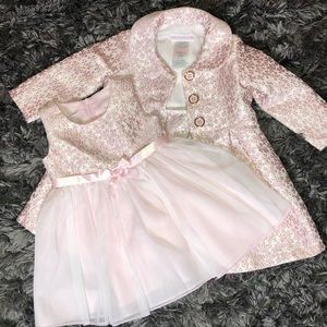 Baby Girl Two Piece Dress w/Jacket